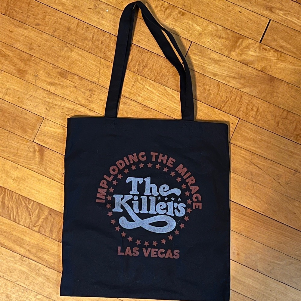 The Killers Imploding The Mirage Las Vegas Tote Bag 15 inches x 14 inches